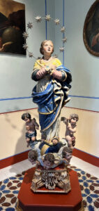 Salvatore Cepparulo, 1873 - L’Immacolata - Statua in legno scolpito e dipinto – proveniente dalla cappella privata del Palazzo Vescovile di Lipari