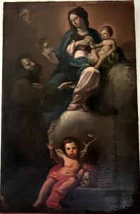 Ignoto, sec. XVIII - Madonna del latte - Olio su tela - proveniente dalla chiesa della Madonna delle Grazie di Lipari