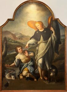 Ignoto, sec. XVIII - L’Arcangelo Raffaele e Tobia - Olio su tela – proveniente dalla Chiesa dell’Immacolata di Lipari